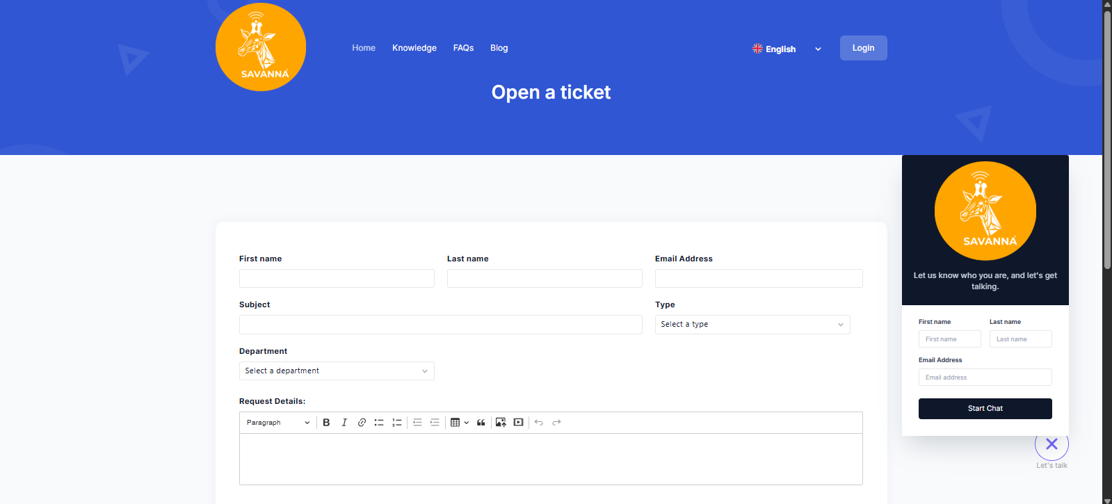 IT Service Desk & Ticketing System